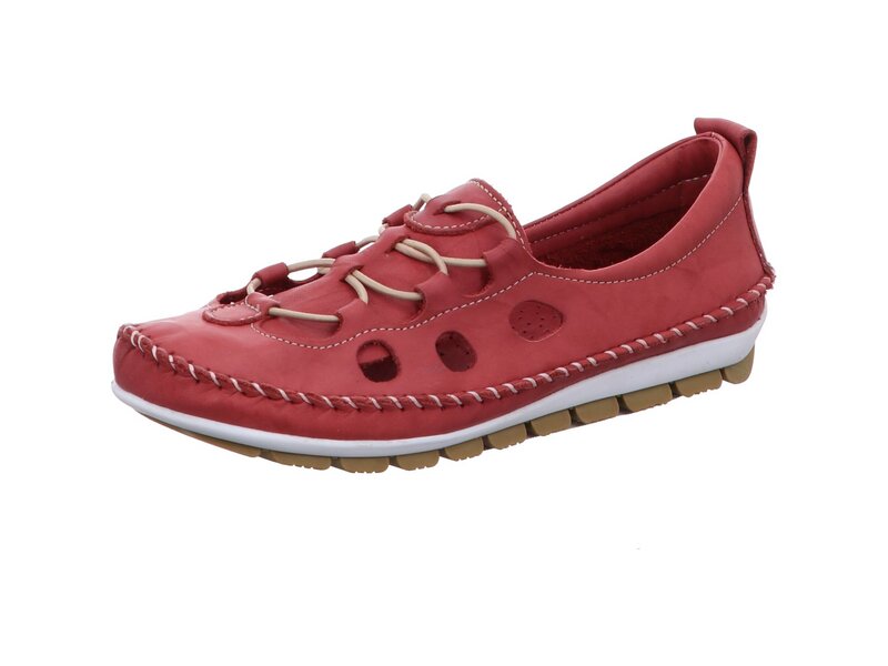 Gemini - Nappa Schn&uuml;rschuh - Rot 