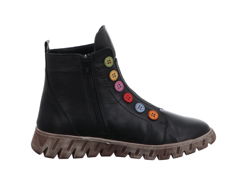 Gemini - Anilina Stiefelette - Schwarz 