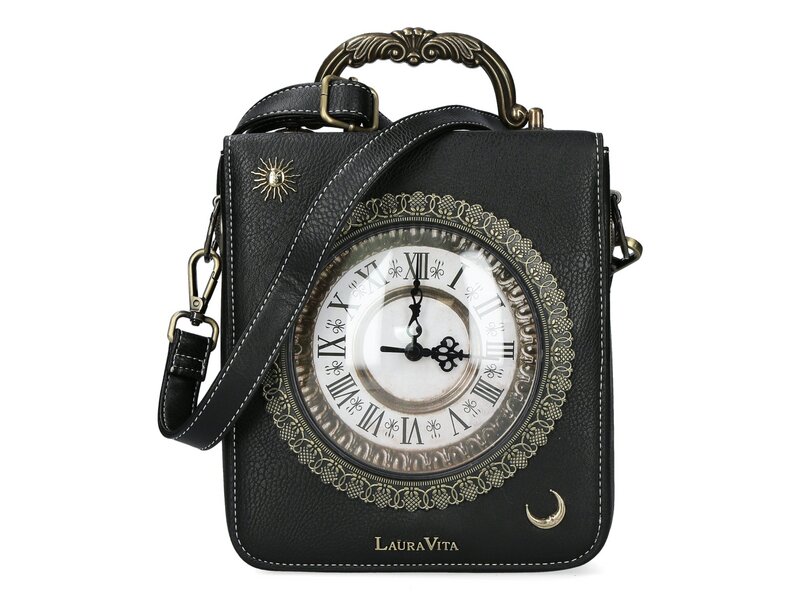 Laura Vita - Handtasche HORA - Schwarz 