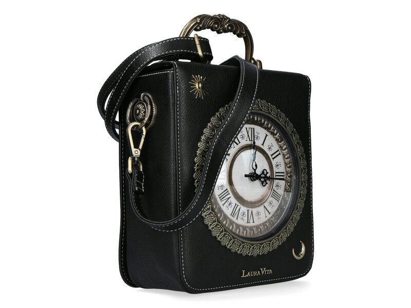 Laura Vita - Handtasche HORA - Schwarz 
