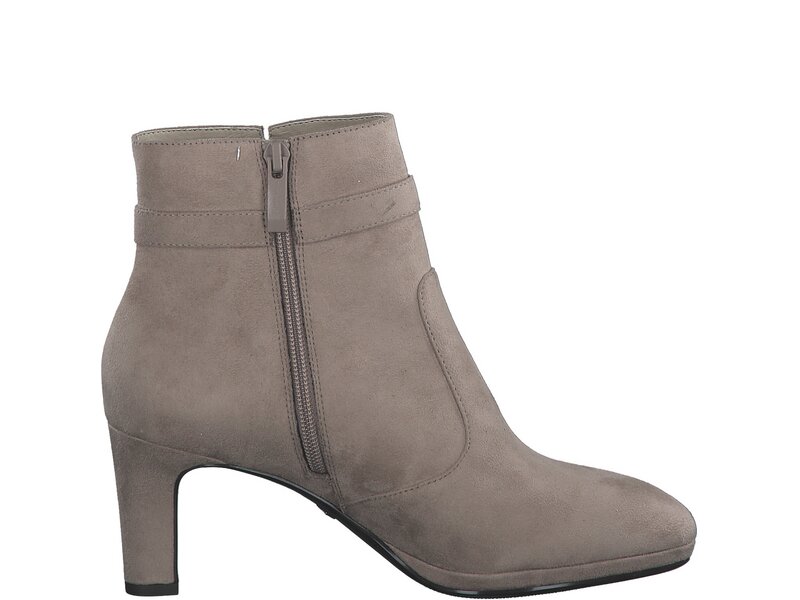 Tamaris - High Heel Ankle Boots - Beige 