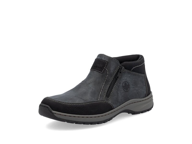 Rieker - Schn&uuml;rhalbschuh: Namur/Hampshire - Grau 