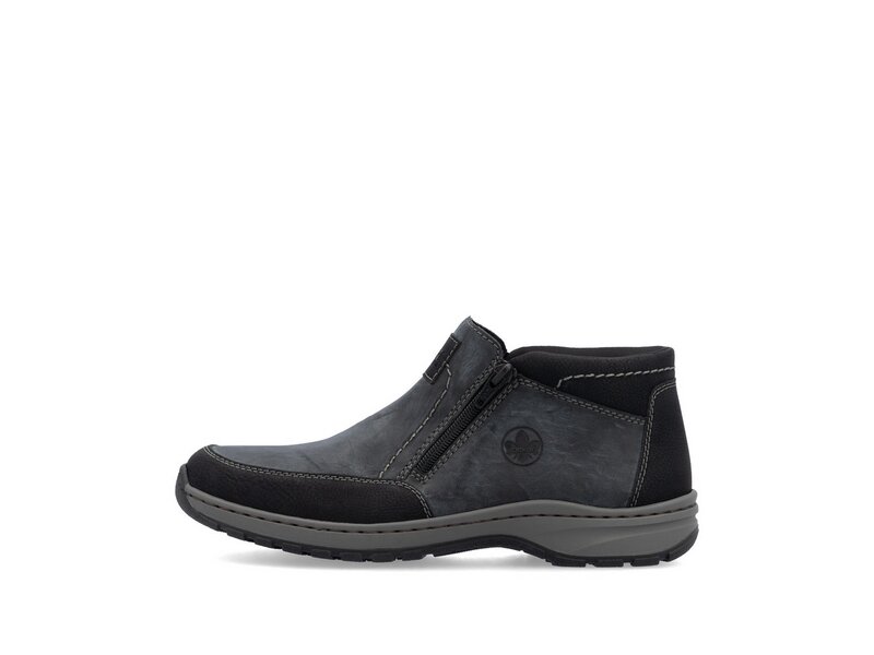 Rieker - Schn&uuml;rhalbschuh: Namur/Hampshire - Grau 