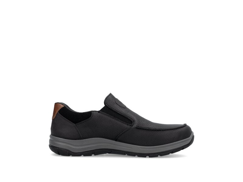 Rieker - Slipper: Menka/Burlington - Schwarz 