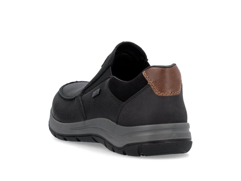 Rieker - Slipper: Menka/Burlington - Schwarz 