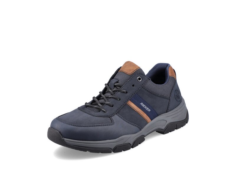 Rieker - Schnürstiefel: Bastia - Blau 