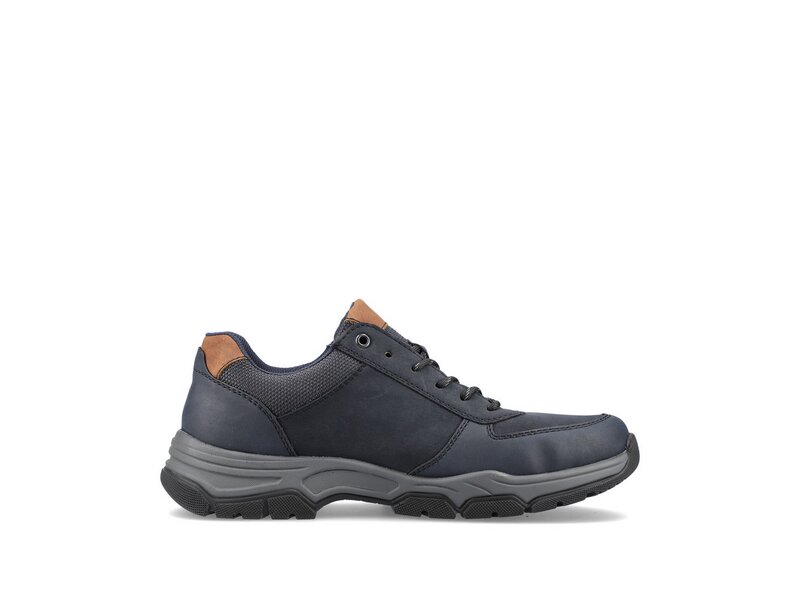 Rieker - Schnürstiefel: Bastia - Blau 