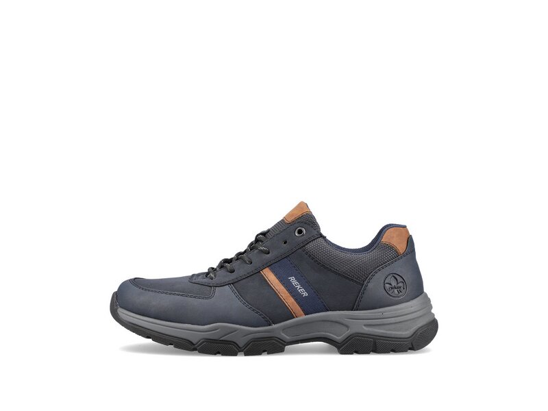 Rieker - Schnürstiefel: Bastia - Blau 