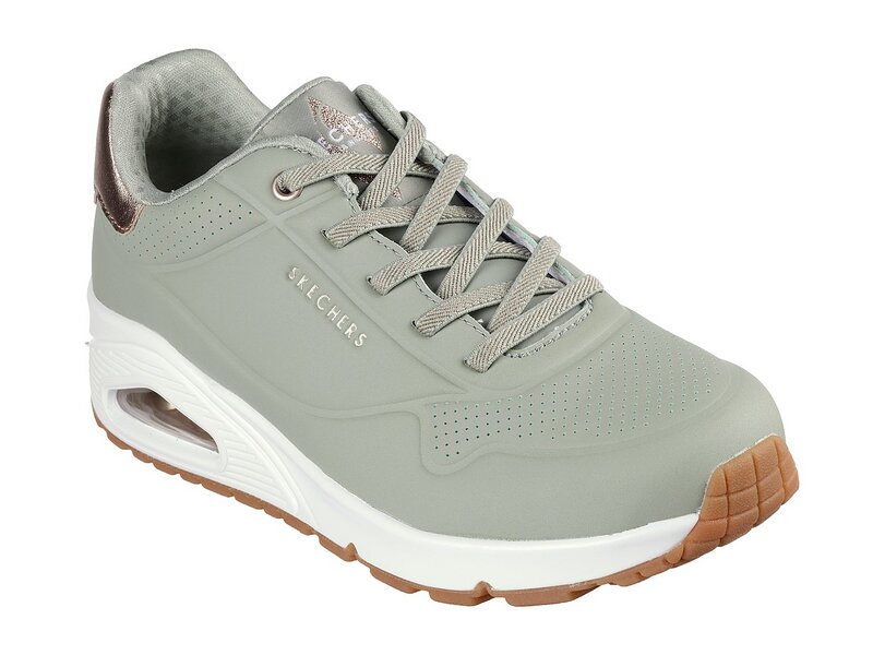 Skechers - UNO SHIMMER AWAY - 155196 SAGE - Grün 