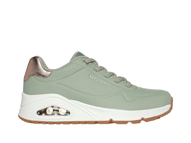 Skechers - UNO SHIMMER AWAY - 155196 SAGE - Grün 