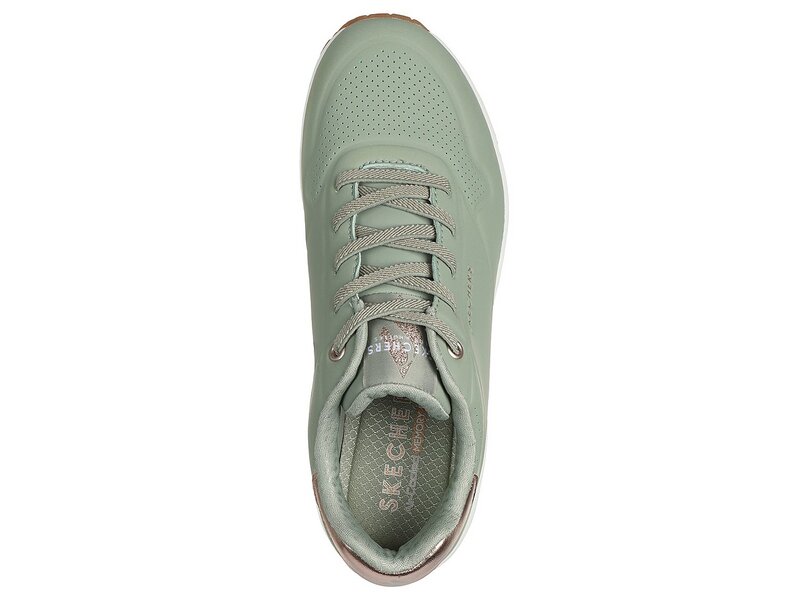 Skechers - UNO SHIMMER AWAY - 155196 SAGE - Grün 