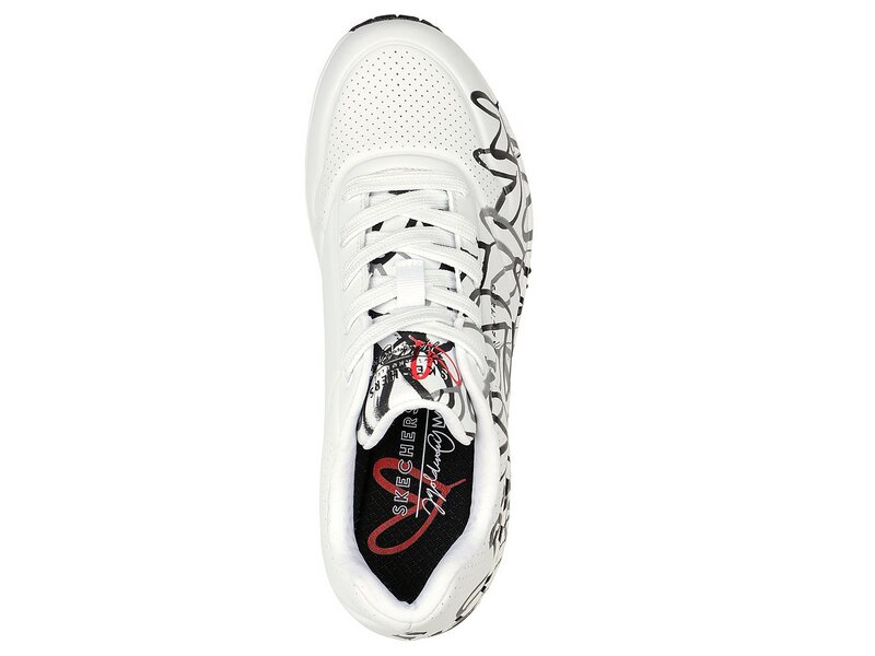 Skechers – Street Uno Spread the Love – Weiß/Schwarz 
