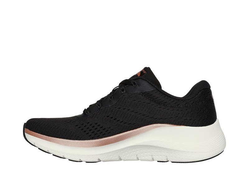 Skechers - ARCH FIT 2.0 GLOW THE DISTANCE - 150067 BKRG - Schwarz 