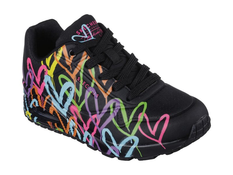 Skechers - UNO HIGHLIGHT LOVE - 177981 BKMT - Schwarz 