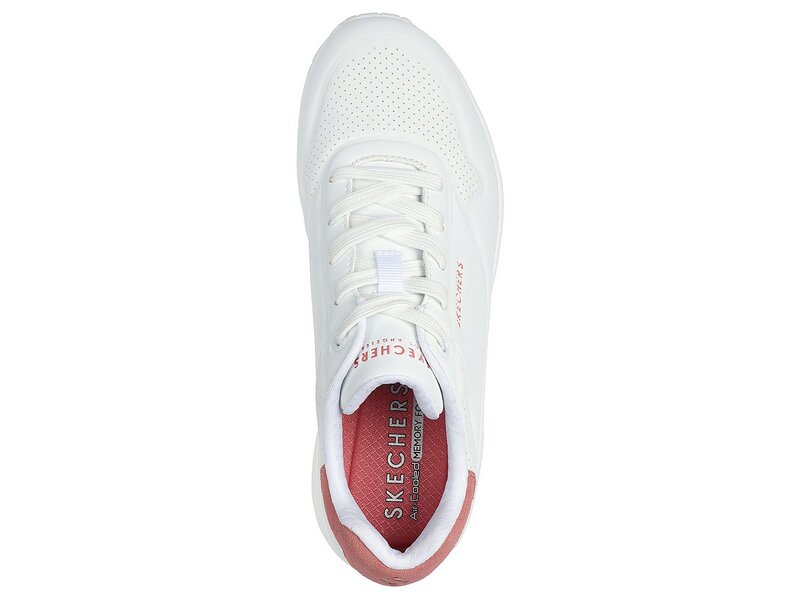 Skechers – Street Uno: Pop Back – Weiß 