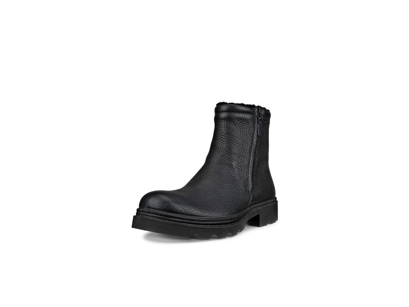 Ecco - 214804/01001 - ECCO Grainer M Mid Duo Zip LEA - Schwarz 