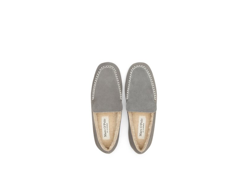 Marc O'Polo Shoes - HOME SLIPPER - Grau 