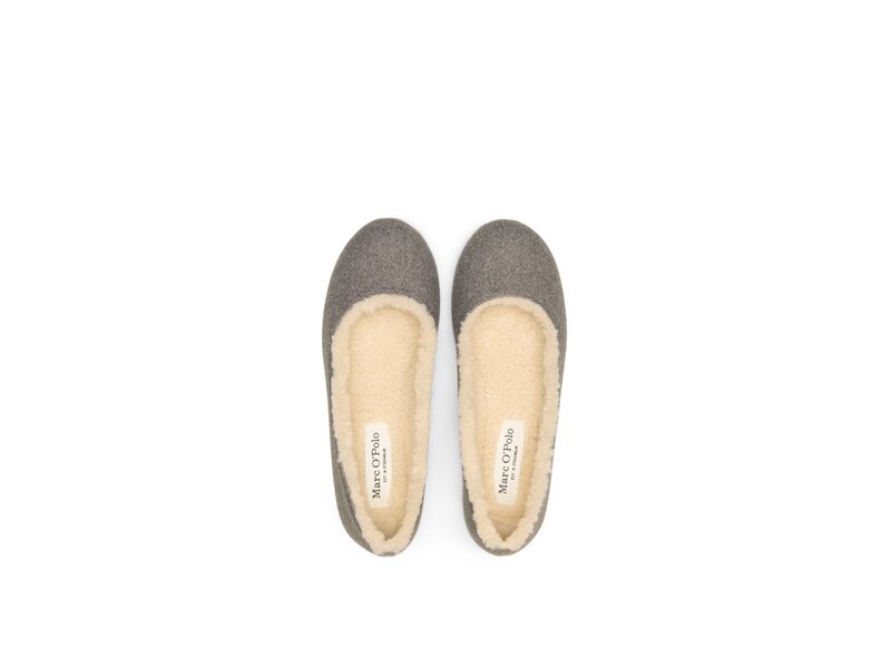 Marc O'Polo Shoes - HOME SLIPPER - Grau 