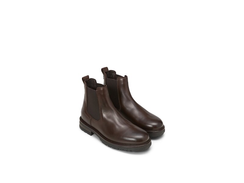 Marc O'Polo Shoes - Chelsea-Boot - Braun 