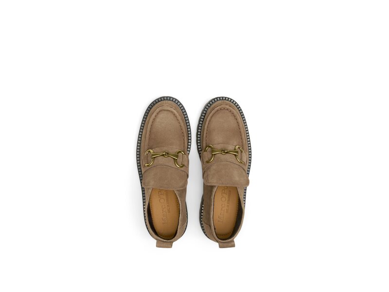 Marc O'Polo Shoes - Loafer in Mid-Cut-Optik - Braun 