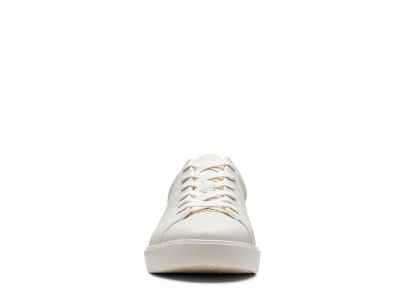Clarks - White Leather - 261401647 - White Leather 