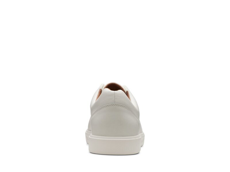 Clarks - White Leather - 261401647 - White Leather 