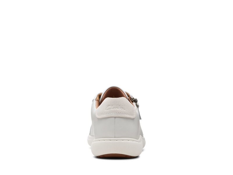 Clarks - Nalle Lace - 261650014 - White Leather 