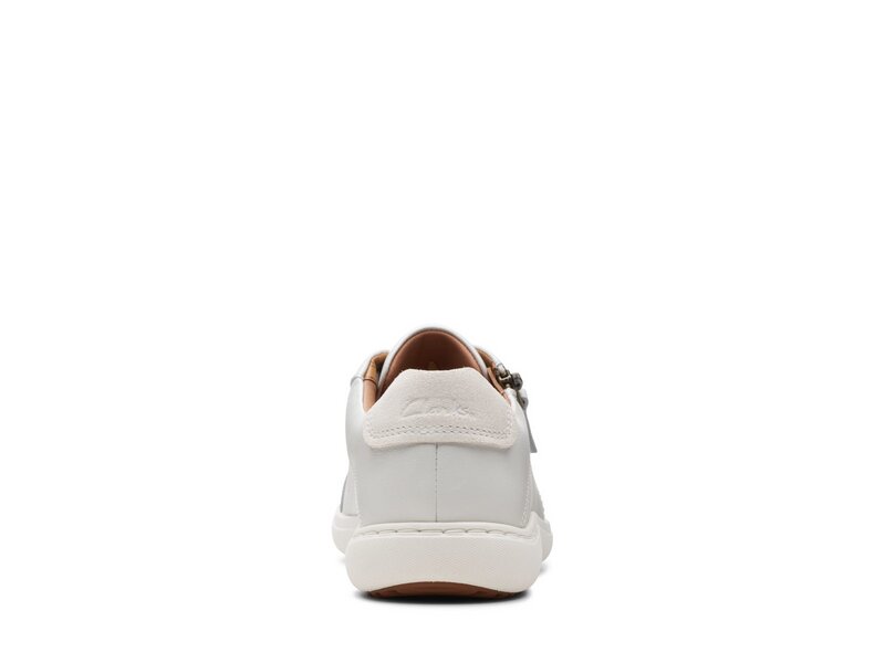 Clarks Nalle Lace - 261650014 - White Leather 