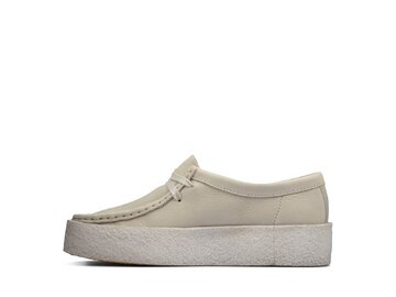 Clarks - Wallabee Cup - 261581524 - White Nubuck