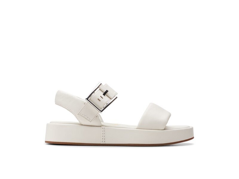 Clarks - Alda Strap - 261762584 - Off White Lea 