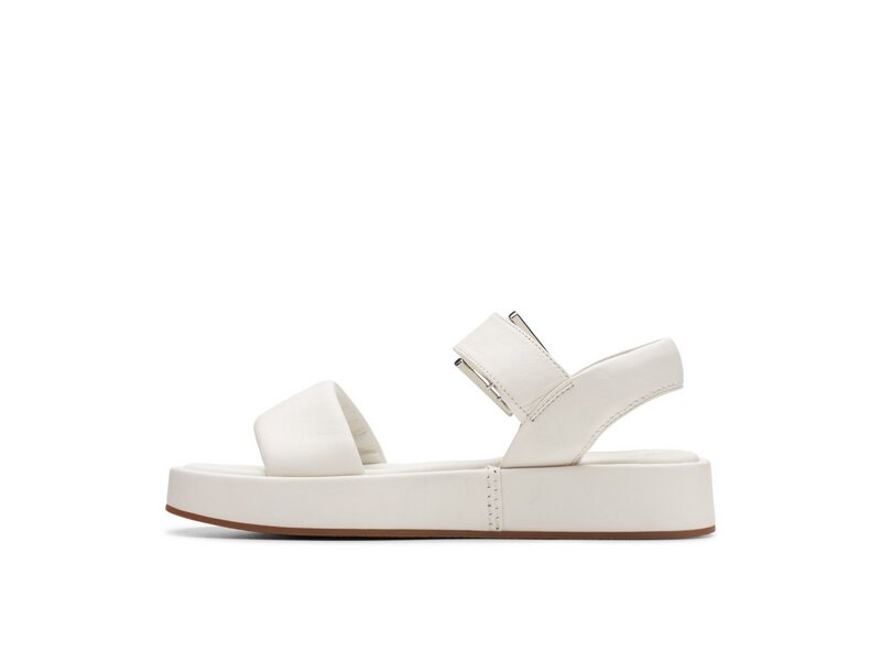 Clarks - Alda Strap - 261762584 - Off White Lea 