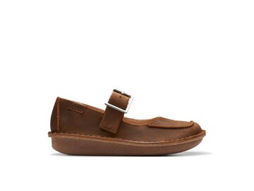 Clarks - Funny Bar - 261764414 - Beeswax Leather