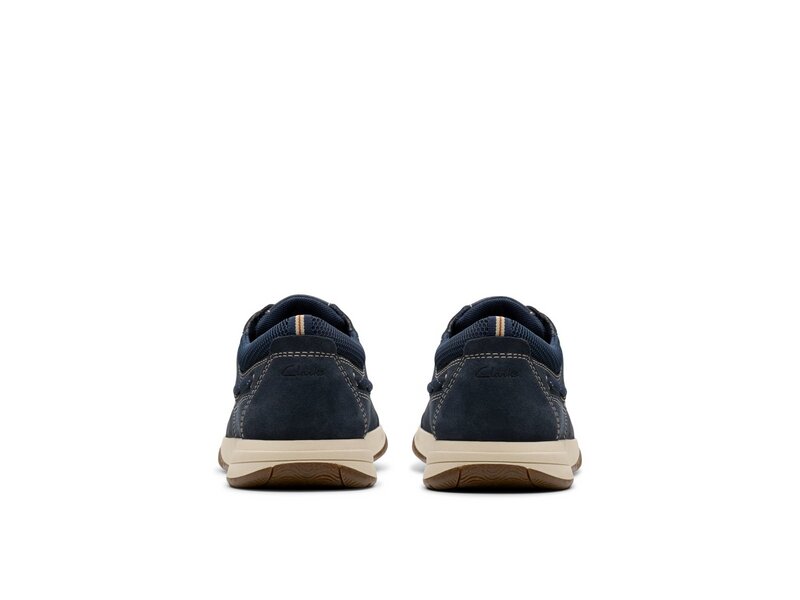 Clarks - Sailview Lace - 261769727 - Navy Nubuck 