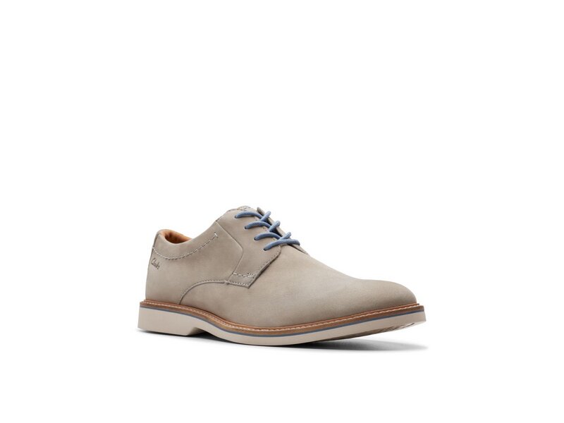 Clarks - Atticus LTLace - 261760847 - Grey Nubuck 