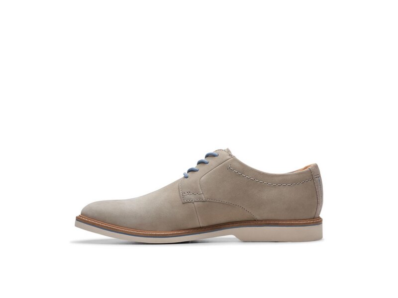 Clarks - Atticus LTLace - 261760847 - Grey Nubuck 