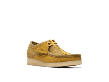 Clarks - Wallabee - 261758427 - Olive Combi