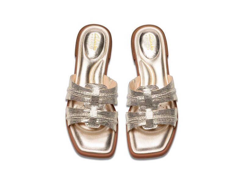 Clarks - Ariany Mule - Gold 