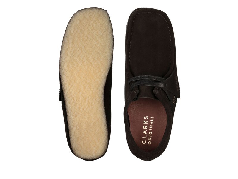 Clarks - Wallabee. - 261555224 - Black Sde 