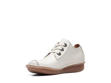 Clarks - Funny Dream - 261654444 - White Leather