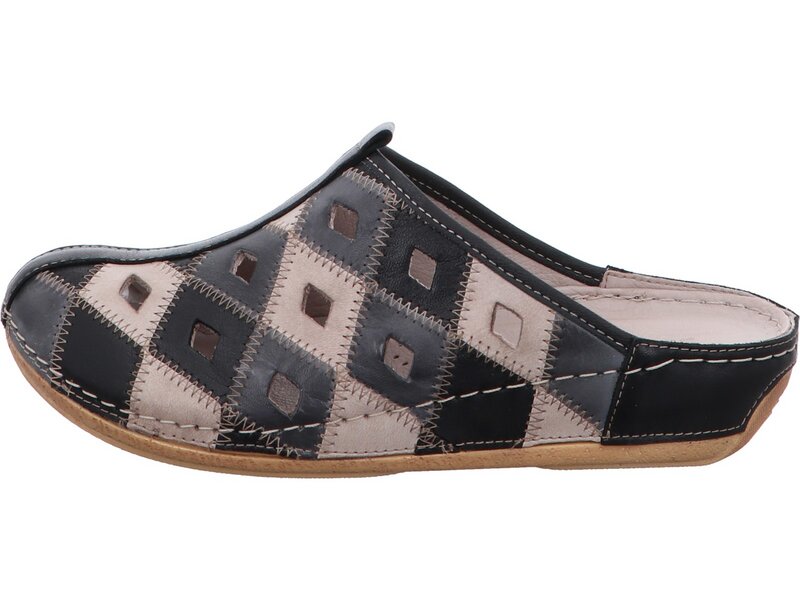 Gemini - Anilina Pantolette - Schwarz 