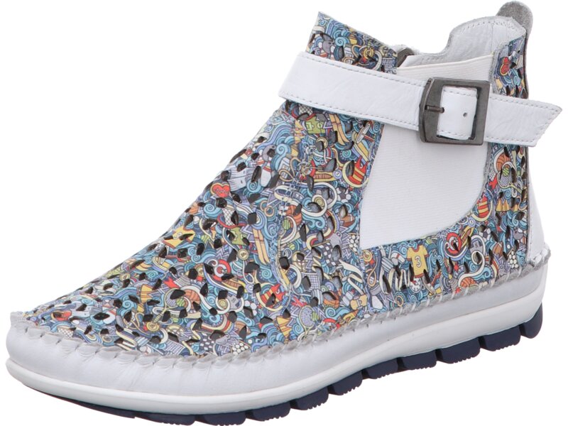 Gemini - Grafity/Kombi Stiefel - Weiß 