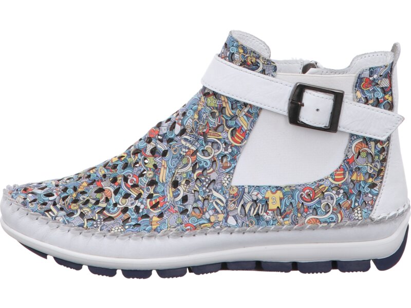 Gemini - Grafity/Kombi Stiefel - Weiß 