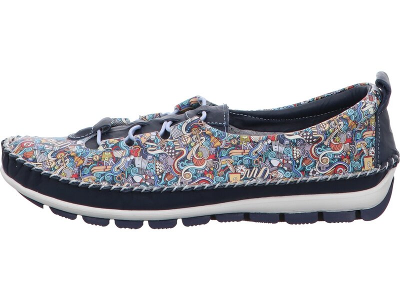 Gemini - Grafity/ Kombi Schnürschuh - Blau 
