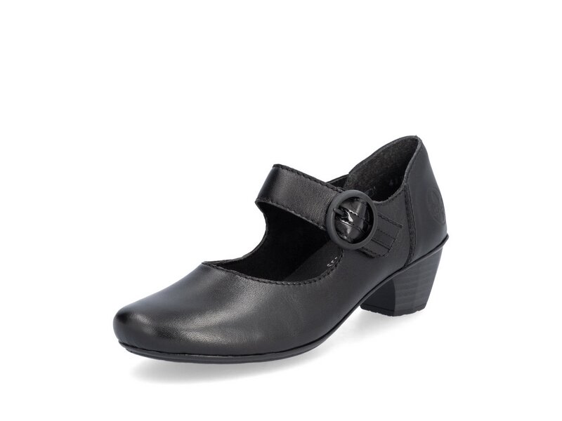 Rieker - Pumps: Lugano/Softlack - Schwarz 