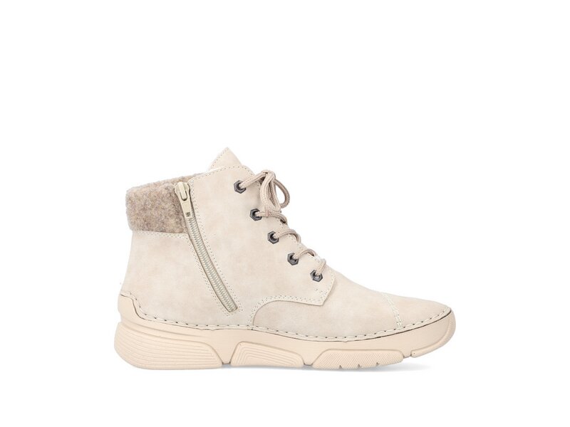 Rieker - Stiefel: Morelia/Filz - Beige 
