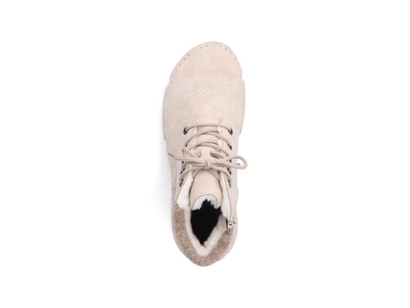 Rieker - Stiefel: Morelia/Filz - Beige 