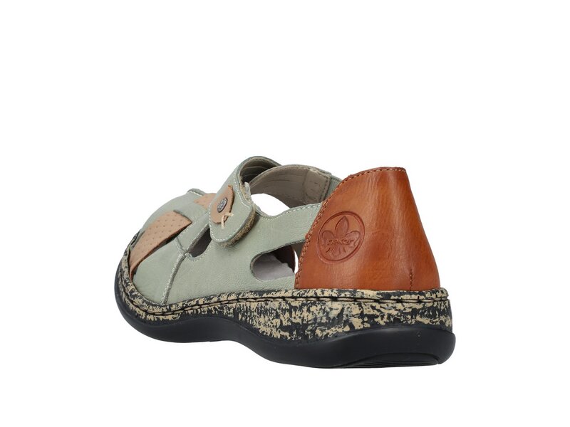 Rieker - Halbschuhe - Grün 