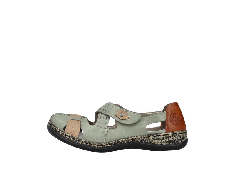 Rieker - Halbschuhe - Grün 