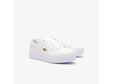 Lacoste - Vulcanized Sneakers Ziane Platform 124 2 CFA - 47CFA0005_216 - Weiß