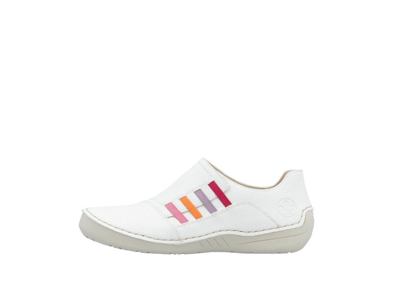 Rieker - Halbschuhe - Weiß 